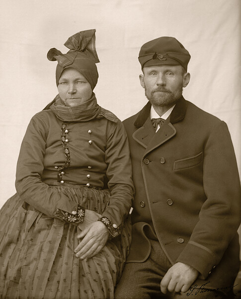 Sønderho, Fanø: Maren Sonnichsen og Thomas Sonnichsen Thomsen